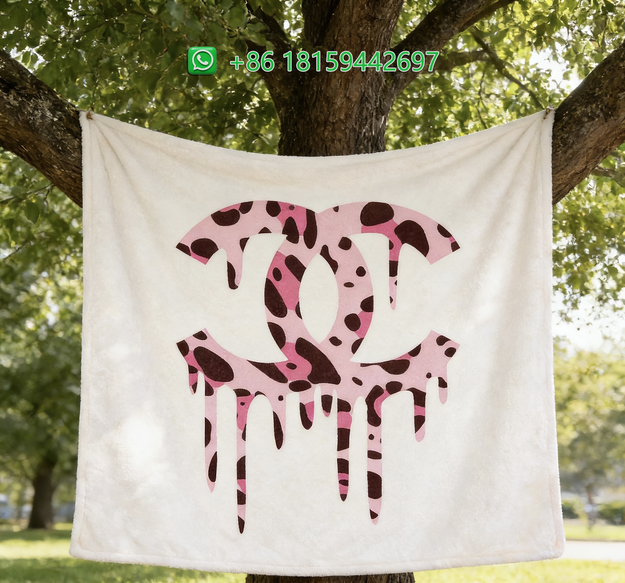 Chanel Throw Blankets